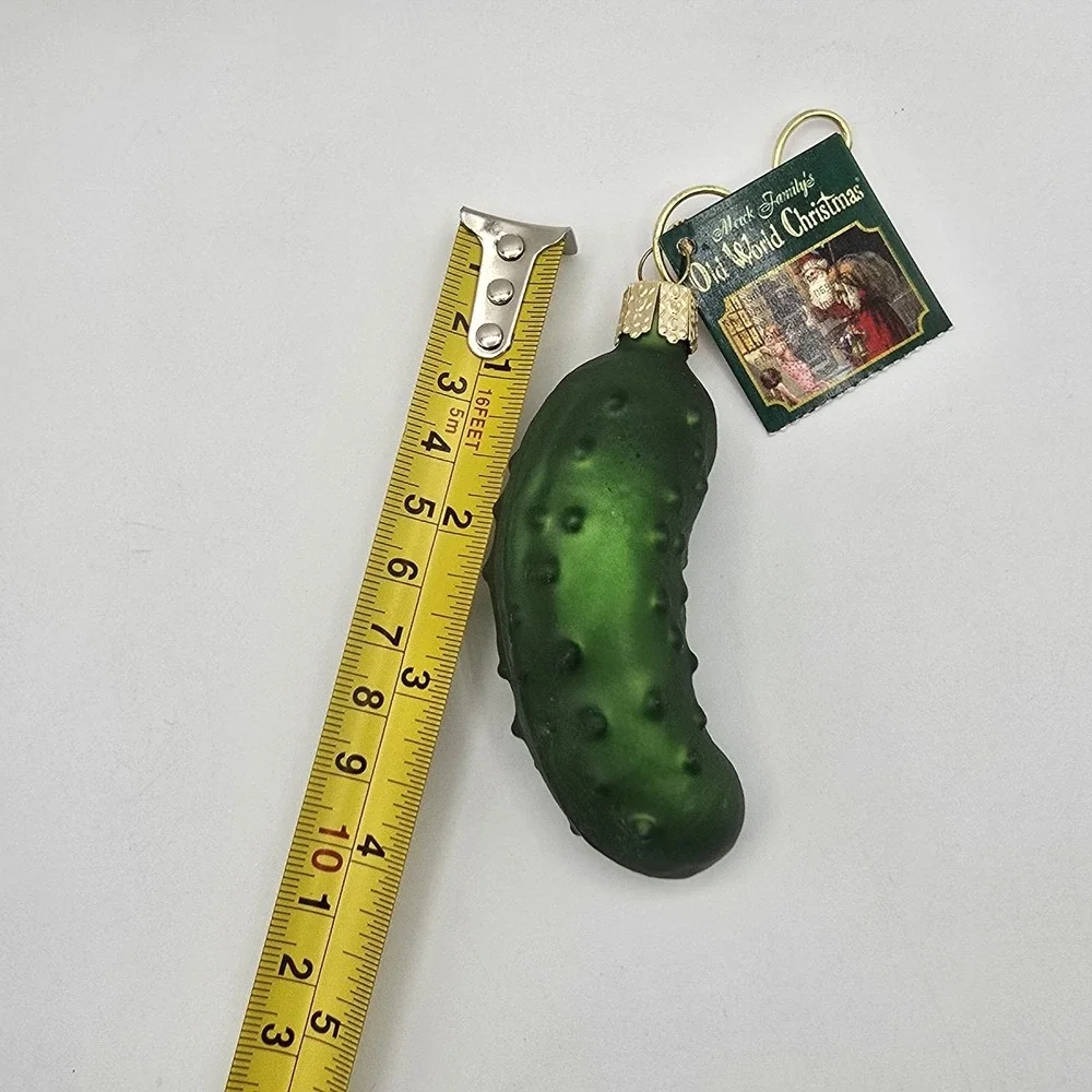OWC Old World Pickle Blown‎ Glass Christmas Ornament Vintage 4